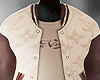 Beige Varsity 1/2