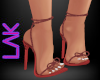 Sparkling heels red