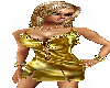 Gold Silk Dress