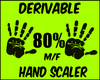 {J} 80% Hand Scaler