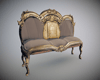 Ornamental rococo sofa