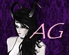 AG Black Demon Horns