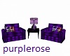 purplerose chair set
