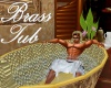 Antique Brass Bathtub