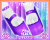 🌸; Paw Heels Purple