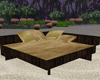 [A]Beach Gold Bed