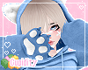 Kitty Hoodie | Blue e