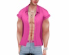 pink spring shirt