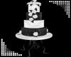Blk&Wht.Wed, Cake,&Table