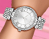 Diamond Silver Watch