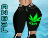 420 PANTS BLACK/GREEN