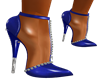 Navy Blue Gown Heels