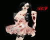 bloody vamp dress