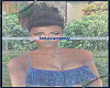 blue skinny strap crop