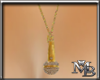 M|B Mic Necklace.Gold