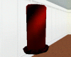 red/black medium candle