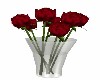 VASE of RED ROSES