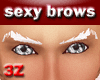 [3Z]sexy brows cut white
