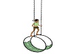 Green hammock swing