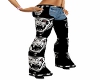 Blk Studded Tiger Chaps