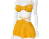 Orange Mini Dress RLS