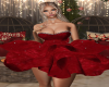 Red Rose Party Dress