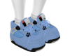 BLUE 4s SLIPPERS