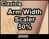 Arm Width Scaler 50%
