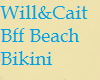 Will&Cait Blue Bikinis