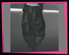 [L] Black Baggy Jeans