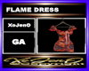 FLAME DRESS