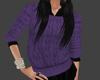 [Ly]violet black sweater