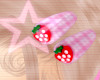 ! strawberry clips♡
