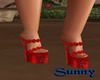 *SW* Red Glitter Shoes