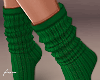 f. ribbed green socks