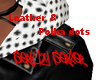 Leather & polka dots