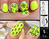 Ts Green Neon Nails 6.5H