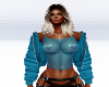 TNM Blue Jkt &mesh  top