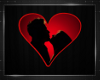 LOVERS RED HEART FRAME