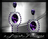 b purple dante earrings