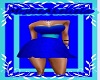 royal blue minidress