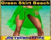 Green Beach Skirt