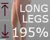 195% Long Legs Scale