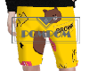 LINE Brown Bear Yellow