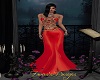 SILVA GOWN - RED/GOLD