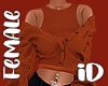 iD: Fall Orange Sweater