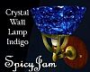 Crystal Wall Lamp Cobalt