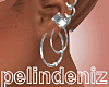 [P] Multi silver earring