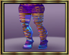 Iridescent Purple Boots