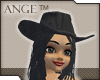 Ange™ Black Cowgirl Hat